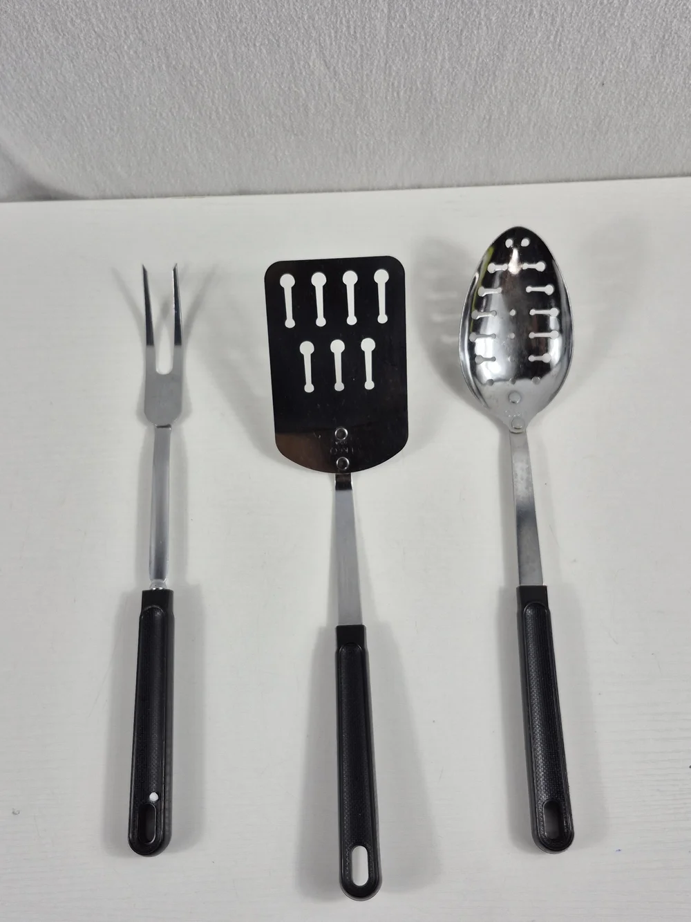 Set of 3 Vintage Ekco stainless steel kitchen utensils